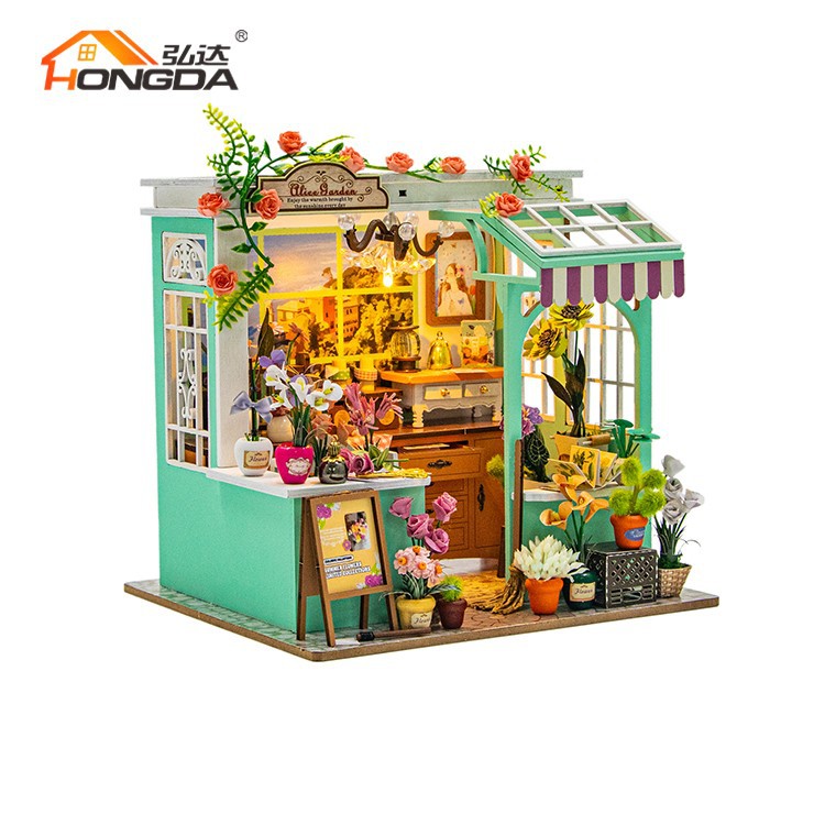 Garden Theme Diy Dollhouse Kit Garden Theme Diy Dollhouse Kit