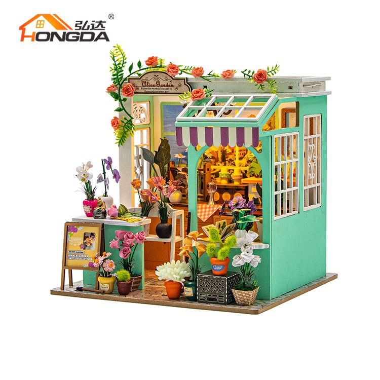 Garden Theme Diy Dollhouse Kit Garden Theme Diy Dollhouse Kit
