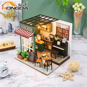 Délutáni kávé{0}} Scale Dollhouse